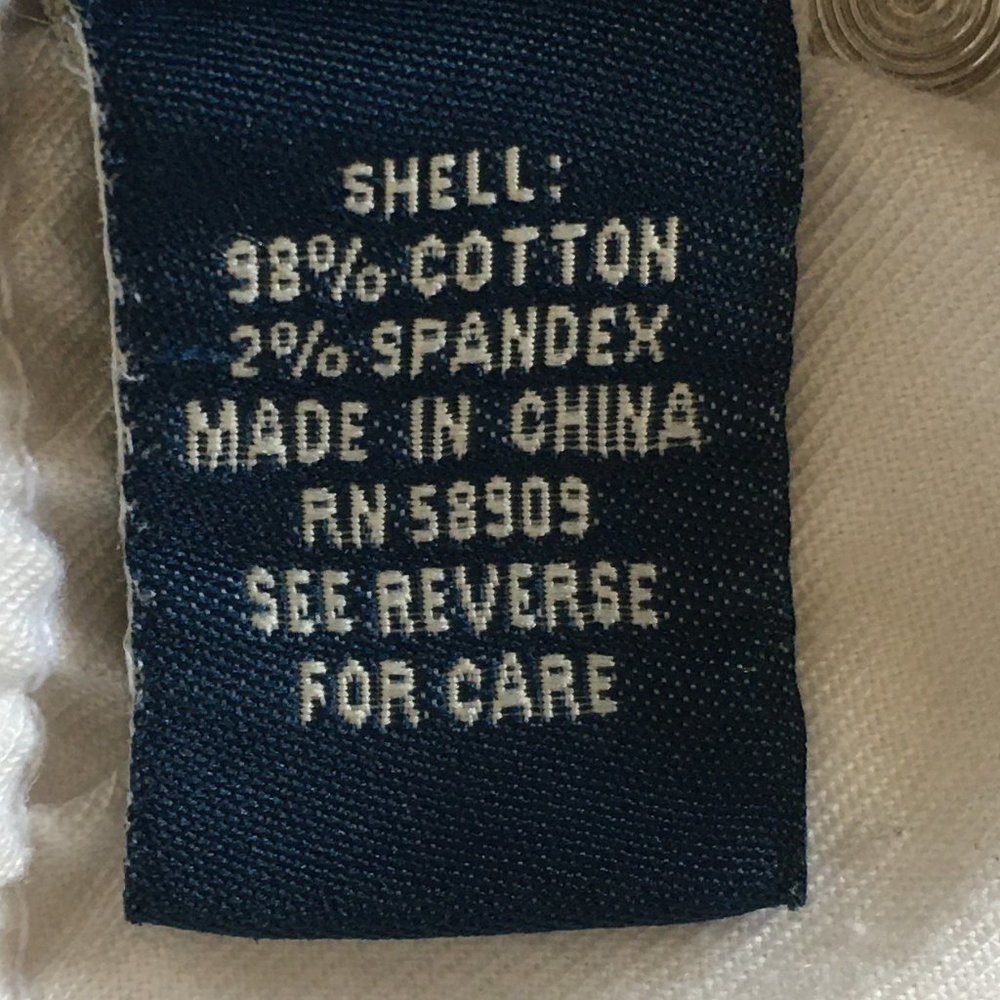 REBA DENIM White Raw Hem Cropped Skinny Jeans SZ 4 - Picture 11 of 11